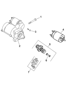 Kohler - Starting System Diagram and Parts List for 467 4X4-1B017G-Before-37ACD710 Cub Cadet Lawn Tractor Accessories